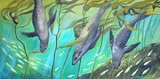 Seals, Echo Pool Mural.